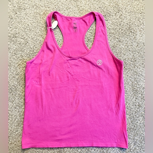 Zumba Fitness Tops - Zumba ‘Be Fierce’ Pink RacerBack Tank Top